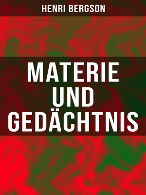 cover image of Materie und Gedächtnis